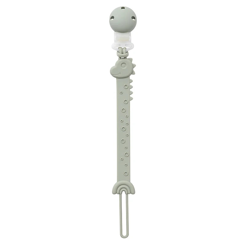 Clip de Chupete de Silicona sin BPA – Sujetachupetes de Una Sola Pieza para Bebés Niños y Niñas de 3+ Meses, Accesorio Seguro para Bebés