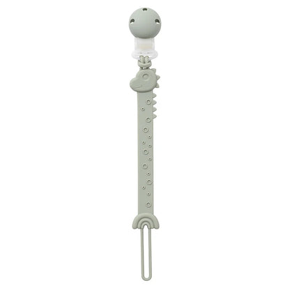 Clip de Chupete de Silicona sin BPA – Sujetachupetes de Una Sola Pieza para Bebés Niños y Niñas de 3+ Meses, Accesorio Seguro para Bebés