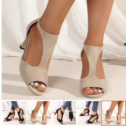 Tongs compensées à plateforme pour femmes – Sandales à talons hauts, claquettes décontractées d'été pour l'extérieur