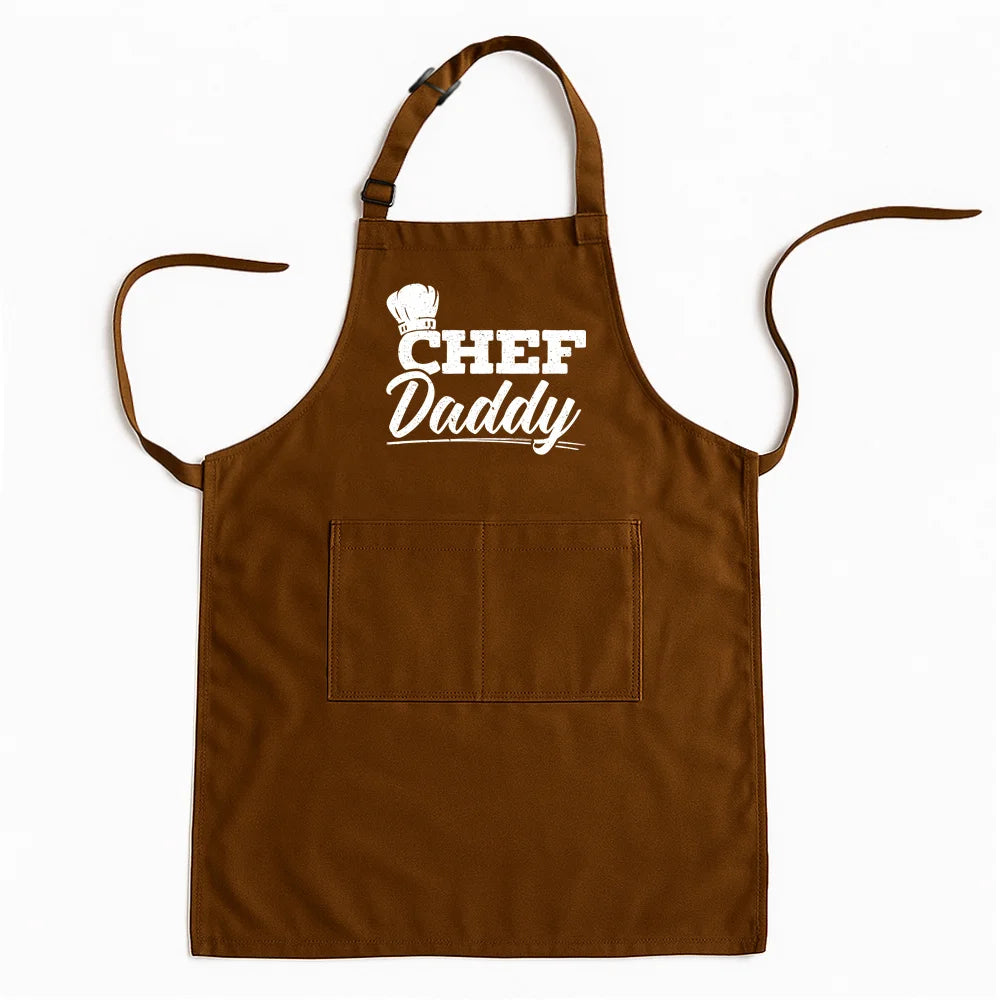 Best Dad Ever Apron – Father’s Day Cooking Gift for Daddy with Pockets, Kitchen Chef Apron AP-002