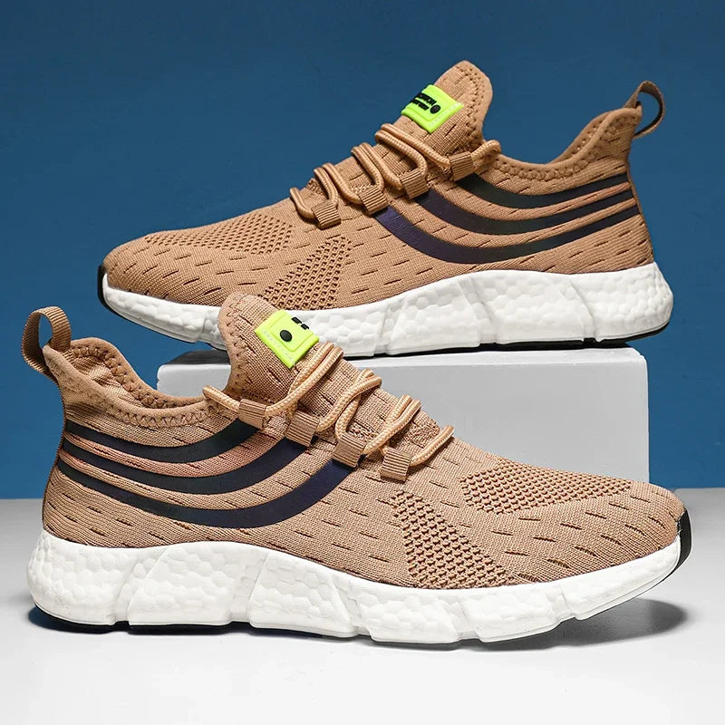 Baskets de sport décontractées pour hommes – Chaussures de course respirantes et légères, Baskets athlétiques antidérapantes pour la marche et les activités de plein air