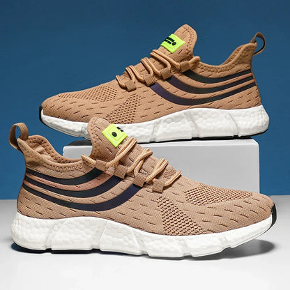 Baskets de sport décontractées pour hommes – Chaussures de course respirantes et légères, Baskets athlétiques antidérapantes pour la marche et les activités de plein air