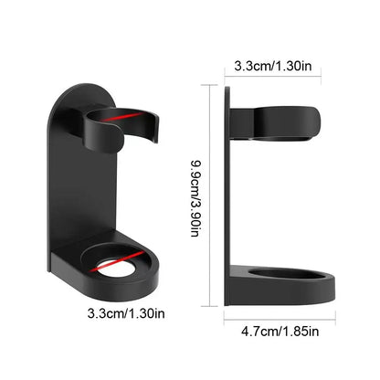 Soporte de Cepillo de Dientes Eléctrico Montado en la Pared – Estante de Plástico para Cepillos de Dientes de Baño, Organizador de Almacenamiento para Maquinillas de Afeitar, Accesorio de Baño que Ahorra Espacio para la Organización del Hogar y la Ducha