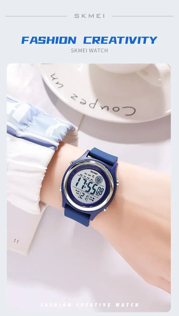 SKMEI 2094 Waterproof Shockproof Digital Sport Watch (Women’s Luxury Countdown Stopwatch)