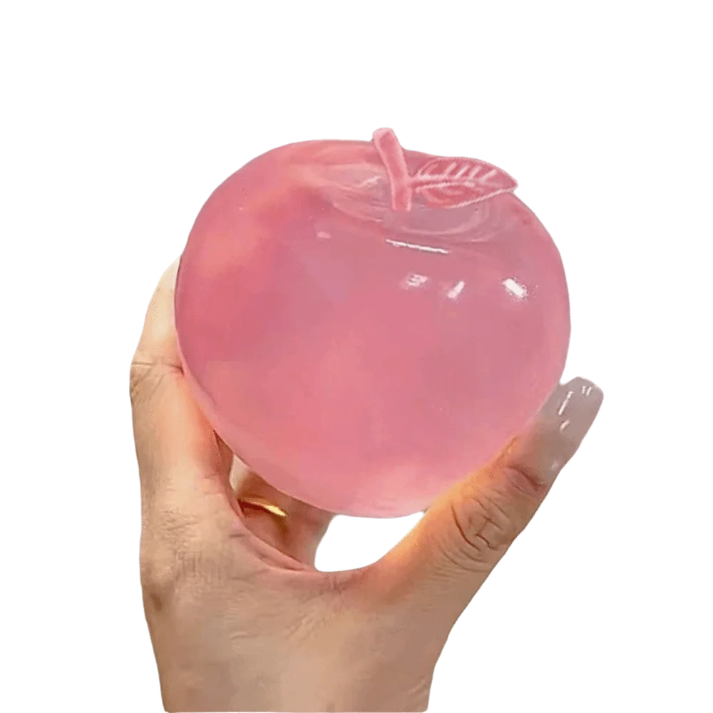Blue Coconut Oil Squishy Ball – Soft Transparent Quick-Rebound Squeeze Toy, Slow Rising Stress Relief Maltose Squishy Fidget Toy