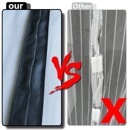 Magnetic Door Screen Mesh with Automatic Closure – Custom Size Mosquito & Insect Proof Door Curtain