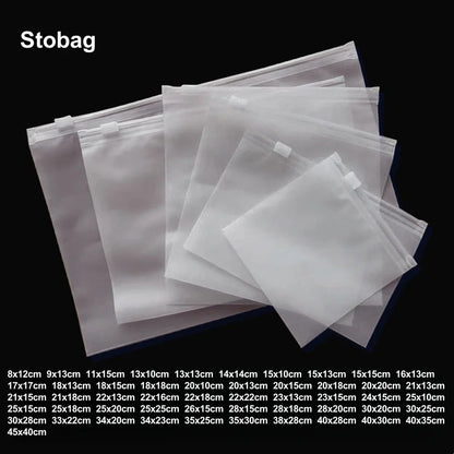 Matte Frosted Zipper Packaging Bags for Clothing, Shirts, Socks, Storage & Shipping – Reusable Plastic Pouches