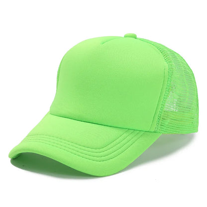 Gorra Trucker de Malla de 5 Paneles con Logotipo Personalizado – Gorra de Béisbol Ajustable para Hombres y Mujeres, Equipos Deportivos y Uso al Aire Libre en Verano