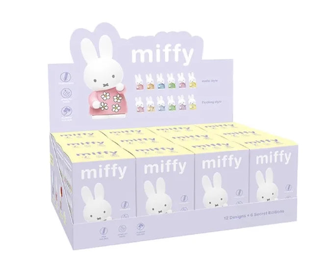 Caja Ciega Original de la Serie Miffy Estilo Antiguo – Minifiguras Lindas de Grano, Adornos Colgantes de Personajes de Anime, Juguetes y Regalos Coleccionables para Festivales