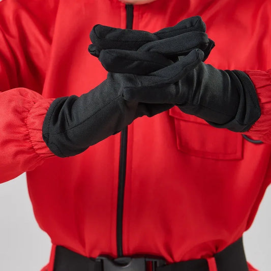 Disfraz de Cosplay de Anime de Halloween Caliente – Conjunto de Ropa Deportiva Roja Inspirado en El Juego del Calamar con Máscara y Accesorios para Actuaciones de Fiesta y Regalo de Vacaciones