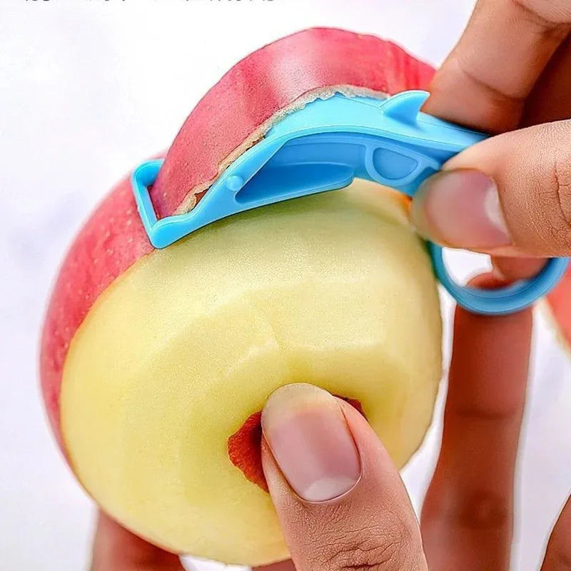 Stainless Steel Fruit & Vegetable Peeler – Portable Manual Apple, Kiwi, Orange & Potato Peeling Tool, Multi-Purpose Kitchen Gadget