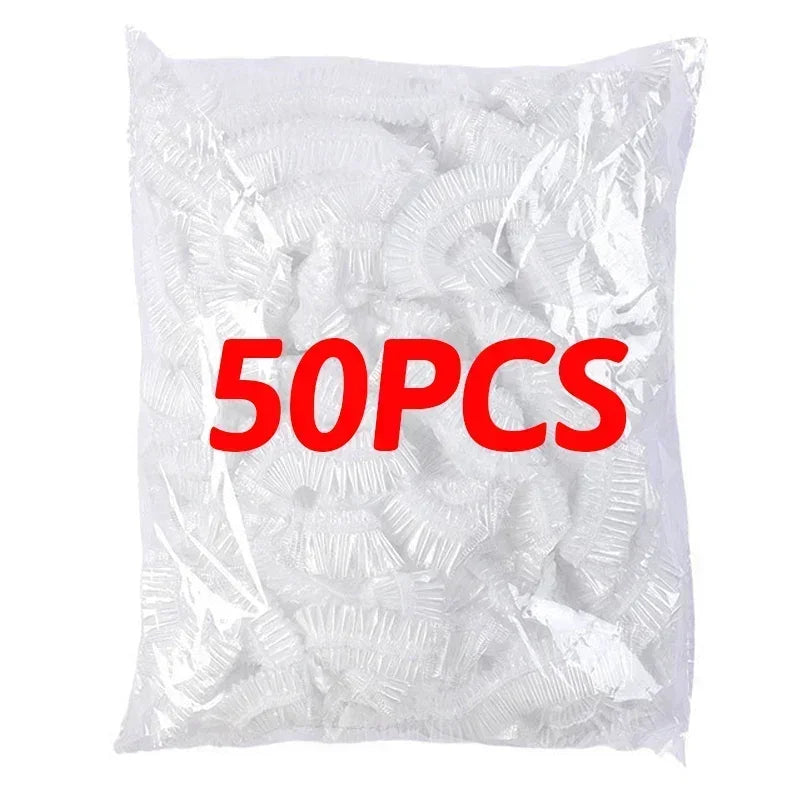 500/10pcs Disposable Food Storage Covers – Elastic Plastic Bowl Covers, Kitchen Food Preservation Film Bags, Stretchable Plate Covers & Vacuum Storage Bags for Fresh Keeping