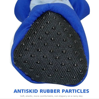 Bottes de pluie imperméables pour chien (lot de 4) – Chaussures antidérapantes pour petits chiens, chiots et chats