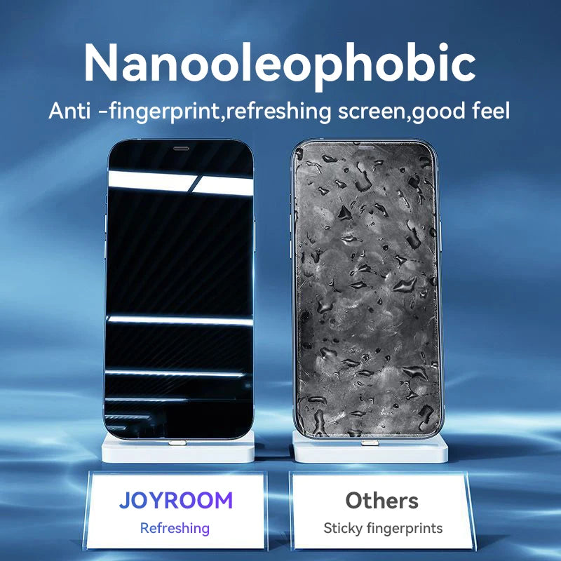 Protector de pantalla de cristal templado HD Joyroom para iPhone series 15, 16 y 17 – Cobertura total (1–3 unidades)