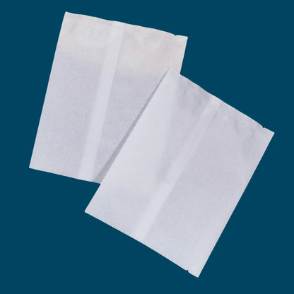 LBSISI Life 50/100PCS White Cotton Paper Candy Bags – DIY Gift Packaging Bags for Birthday, Baby Shower, Cake, Nougat & Party Favors