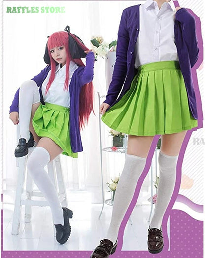 The Quintessential Quintuplets Cosplay Costume & Wig Set – School Uniform Collection