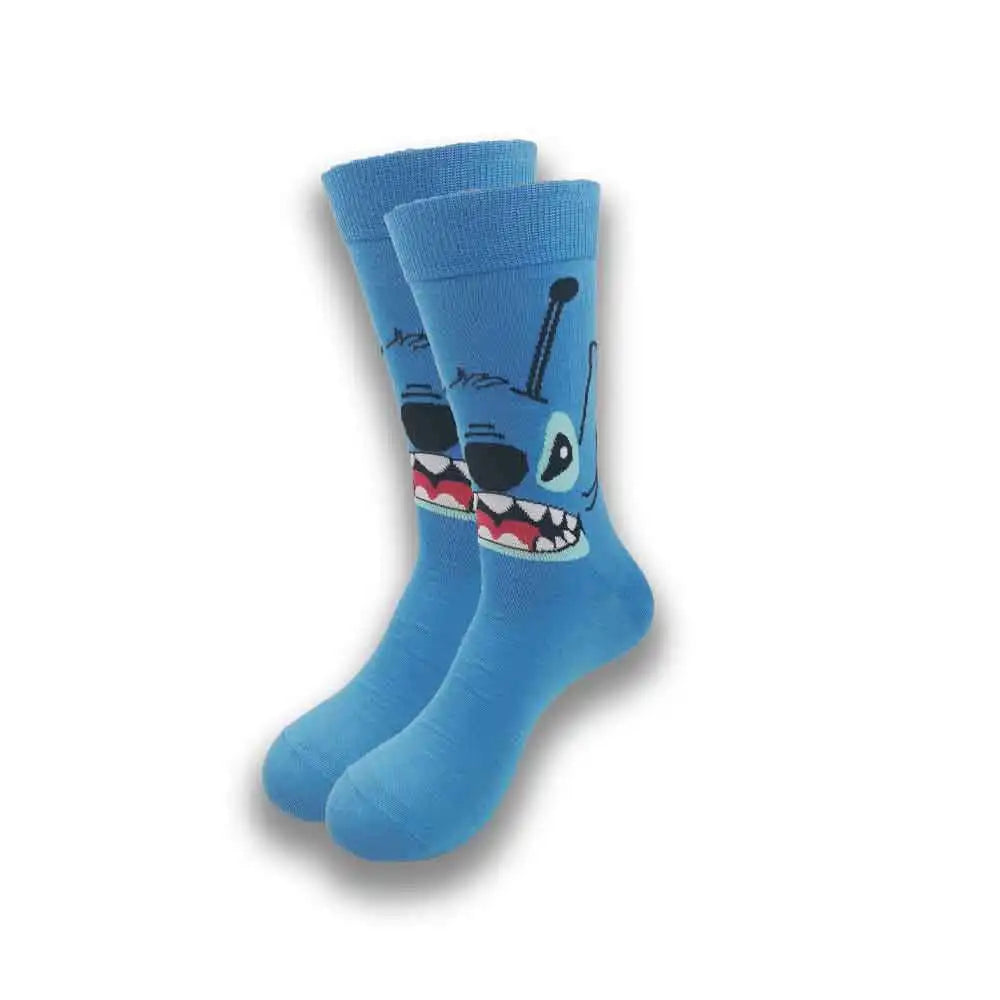 Funny Cartoon Character Socks – High-Quality Comfortable Novelty Socks for Men & Women, Latest Design