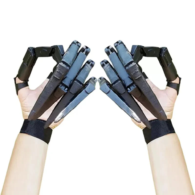 3D Printed Halloween Articulated Finger Extensions – Flexible Movable Long Finger Claw Props for Cosplay, Costumes & Spooky Decorations