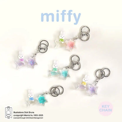 Porte-clés mystère Miffy – Joli pendentif en acrylique motif dessin animé pour sacs, sacs à dos, accessoires et décorations à collectionner