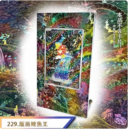 Oricorio Jasmine Carmine Rosa Giovanni Latias Gardevoir Gengar Meowth Dragonite Extended Art Card Display Stand Excluding Card