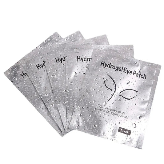 50 PARCHES DE HIDROGEL PARA EXTENSIONES DE PESTAÑAS – Almohadillas para Debajo de los Ojos para Injerto de Pestañas, Aislamiento de Pestañas, Mascarilla Hidratante para Ojos y Tratamiento de Belleza