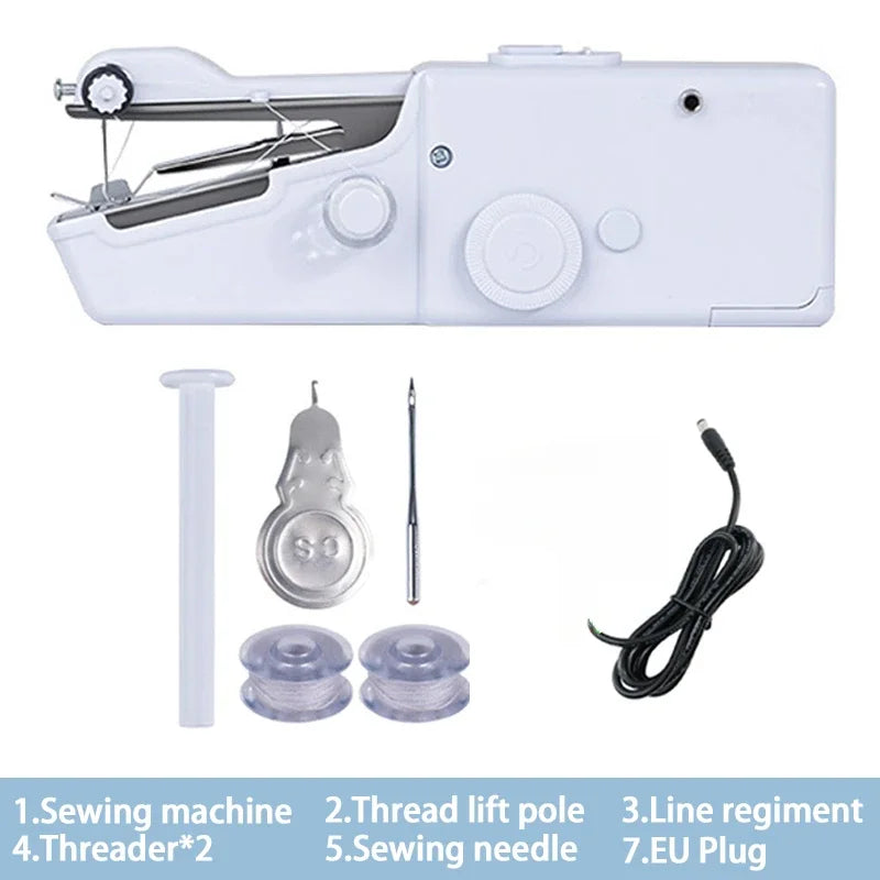 Mini Machine à Coudre Portable – Outil de Couture Rapide sans Fil pour Réparations de Vêtements et Projets de Bricolage