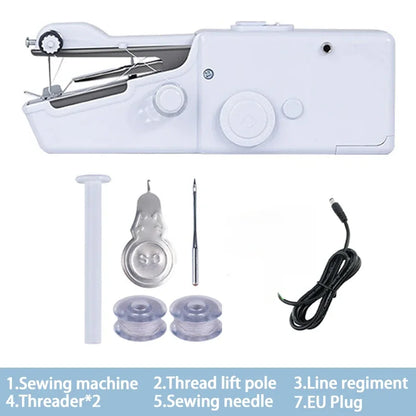 Mini Machine à Coudre Portable – Outil de Couture Rapide sans Fil pour Réparations de Vêtements et Projets de Bricolage