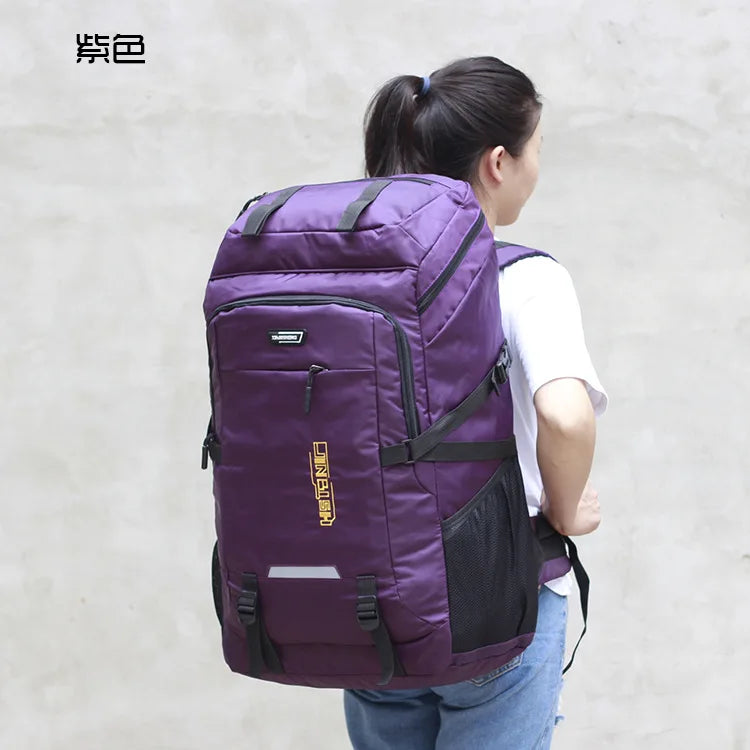 50L/80L Outdoor Hiking Backpack – Large-Capacity Travel Rucksack for Men & Women, Camping, Climbing, Trekking & Sports Adventure Bag