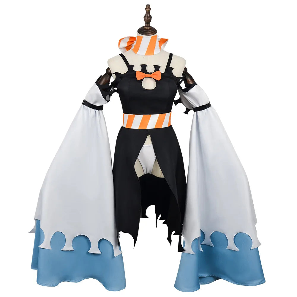 Comic & Anime Ghost Amor Amor Cosplay Costume | Game & Anime Exhibition Outfit | Comic Con Cosplay Suit