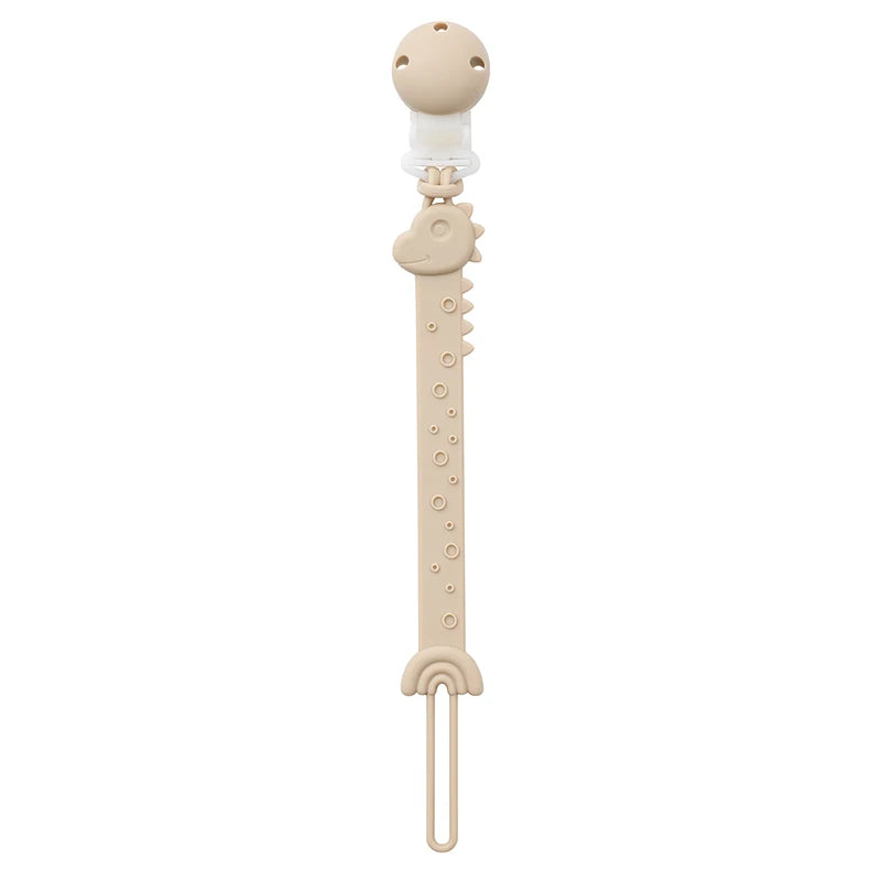 Clip de Chupete de Silicona sin BPA – Sujetachupetes de Una Sola Pieza para Bebés Niños y Niñas de 3+ Meses, Accesorio Seguro para Bebés