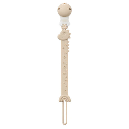 Clip de Chupete de Silicona sin BPA – Sujetachupetes de Una Sola Pieza para Bebés Niños y Niñas de 3+ Meses, Accesorio Seguro para Bebés