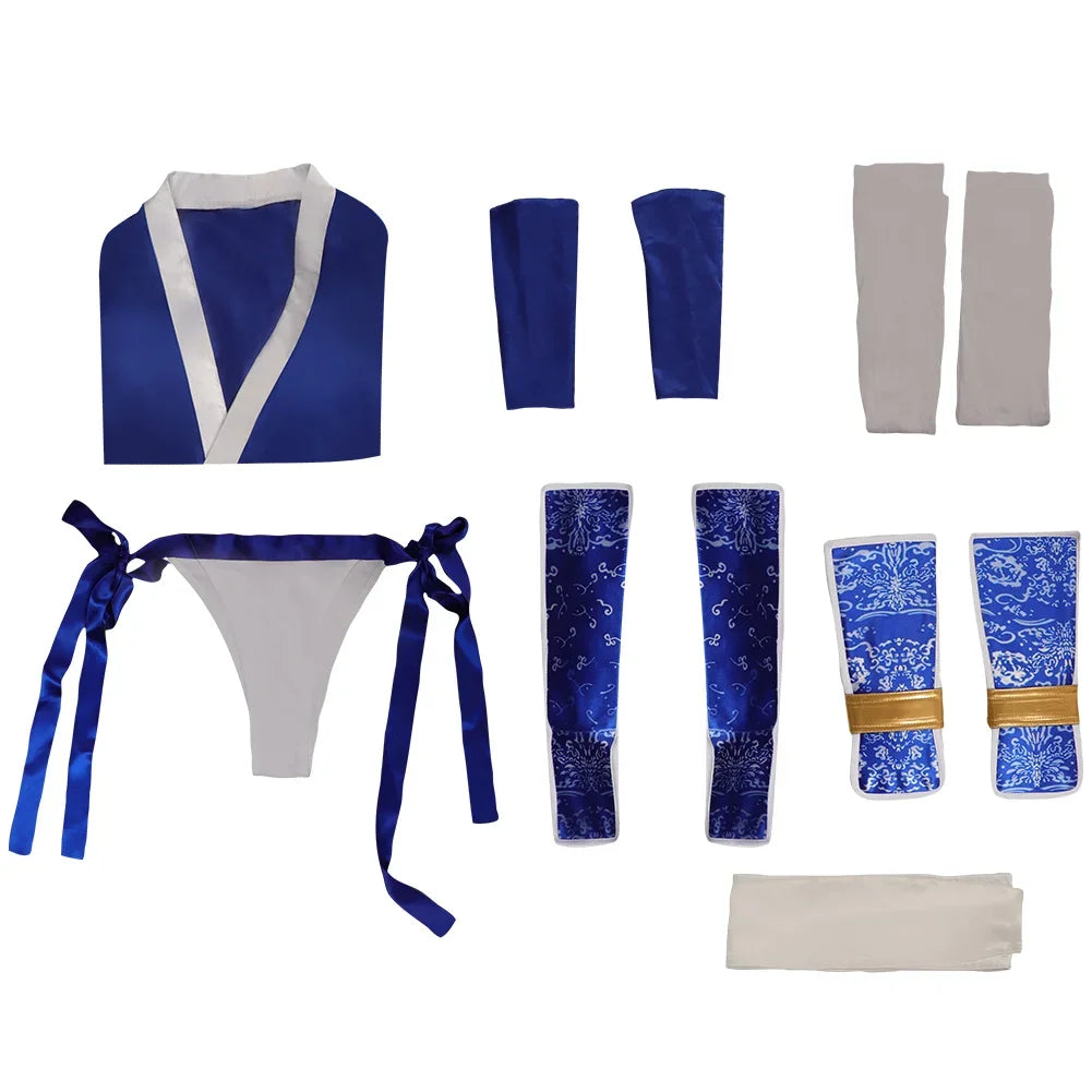Dead or Alive Anime Cosplay Costume for Women – Fighting Game Roleplay Outfit for Halloween, Carnival & Party Wear
