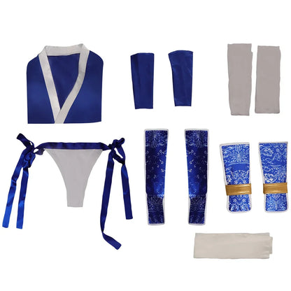 Dead or Alive Anime Cosplay Costume for Women – Fighting Game Roleplay Outfit for Halloween, Carnival & Party Wear