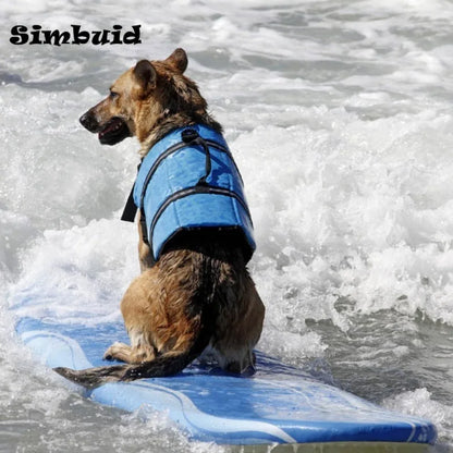Gilet de sauvetage réfléchissant pour chien – Gilet de natation réglable pour animaux avec flottabilité améliorée pour la natation et le nautisme