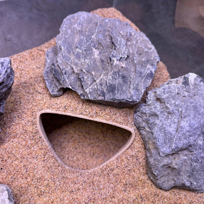 3D Printed Reptile Cave Hideout – Underground Habitat Shelter & Terrarium Decoration for Lizards, Turtles, Spiders & Other Reptiles