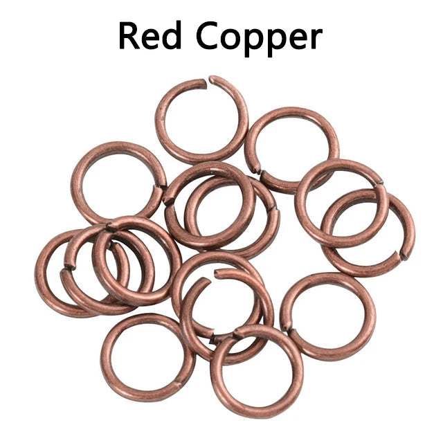 200-Piece Open Jump Rings Connectors Set – Metal Split Rings for DIY Necklaces, Bracelets, Earrings, Pendants & Jewelry Making Crafts