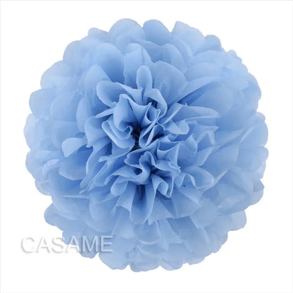 5PCS Tissue Paper Pom Poms – 4–12 Inch Paper Flower Balls for Weddings, Birthdays & Party Decorations