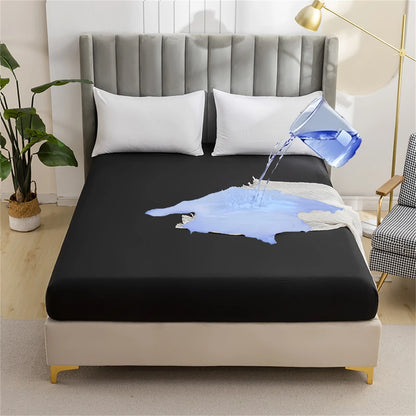 Kuup Waterproof Mattress Protector – Soft Breathable Fitted Mattress Cover with Elastic Band