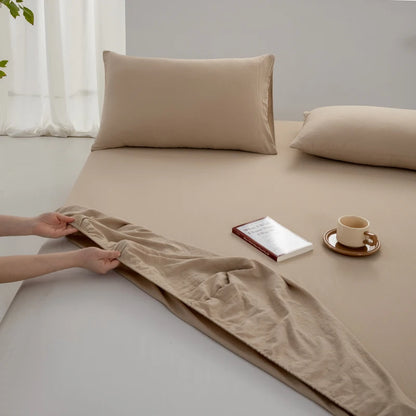 Sábana Bajera Ajustable 100% Algodón – Funda de Colchón Suave y Transpirable con Bolsillos Elásticos Profundos