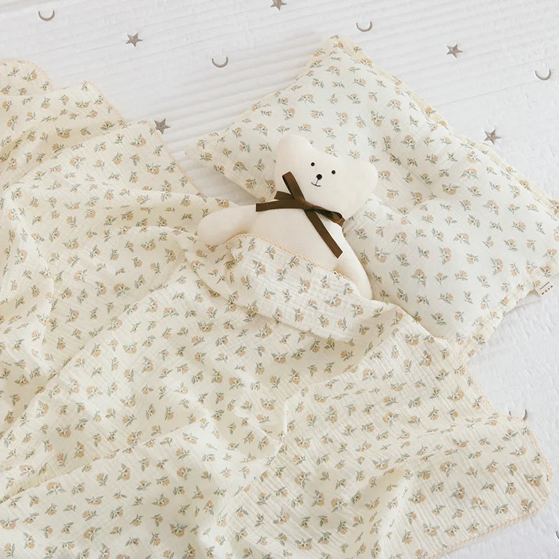 Summer Baby Muslin Blanket – Soft Newborn Swaddle Wrap Receiving Blanket for Infant Crib & Sleeping