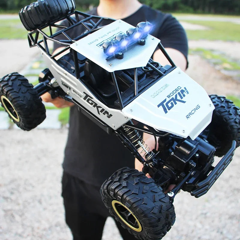 Oike Coche teledirigido 4x4 todoterreno 4WD RC Rock Crawler, coche RC de carreras y drifting todoterreno para niños y adultos