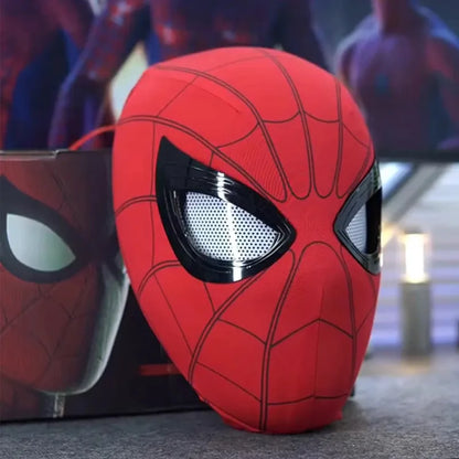 Electric Spider-Man LED Headband – Remote-Control Glowing Mask with USB Rechargeable Lighting, Fun Cosplay & Party Gift
