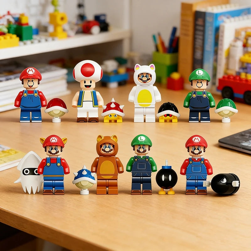 Mini-figurines d'anime en briques de construction – Jouets et figurines à collectionner pour enfants