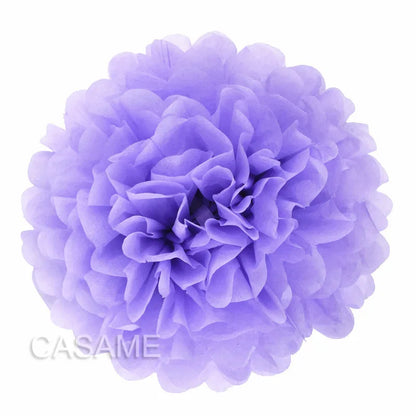 5PCS Tissue Paper Pom Poms – 4–12 Inch Paper Flower Balls for Weddings, Birthdays & Party Decorations