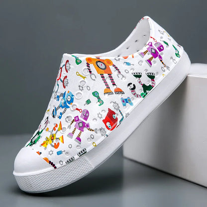 Zuecos de jardín para niños Sandalias de verano transpirables antideslizantes Zapatos de playa para niños y niñas