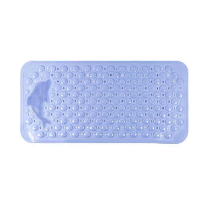 Dolphin PVC Bath Mat 35x70cm – Non-Slip Bathroom Shower Rug with Massage Texture for Bathtub & Floor