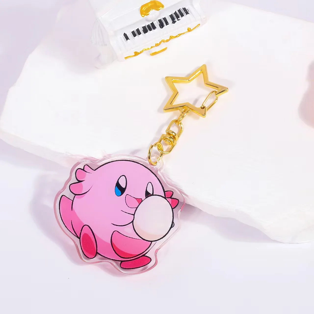 Pokémon Acrylic Keychain – Gengar, Ditto, Mewtwo, Jigglypuff & Character Bag Charm Pendant Collectible Gift