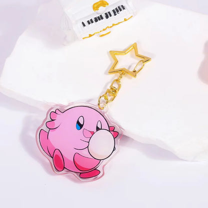 Pokémon Acrylic Keychain – Gengar, Ditto, Mewtwo, Jigglypuff & Character Bag Charm Pendant Collectible Gift