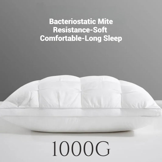 Almohada de Hotel de 5 Estrellas – Almohada Suave Tridimensional de Color Sólido, Cómoda Almohada de Cama de Tela Lavada para el Hogar, Dormitorio y Ropa de Cama de Hotel de Lujo