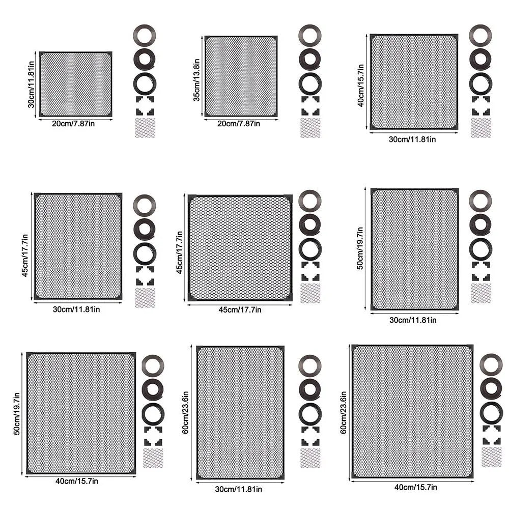 Magnetic Fish Tank Lid Cover – Sturdy DIY Mesh Aquarium Cover with Easy Installation for Fish & Turtle Tanks, Protective Net Lid